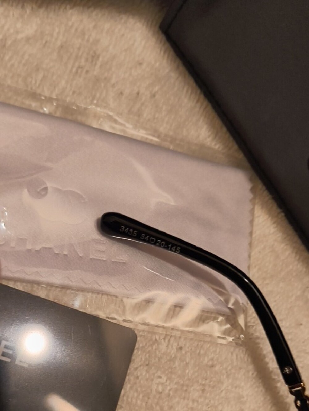 CHANEL Black and Gold Women's Eyeglass Frames - Picture 2 of 5